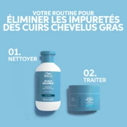 Shampoing Purifiant Pour Cheveux Gras Scalp Balance Invigo Wella 1000ml -De Coiffure Rabais 118.11 6 55164.1693923267