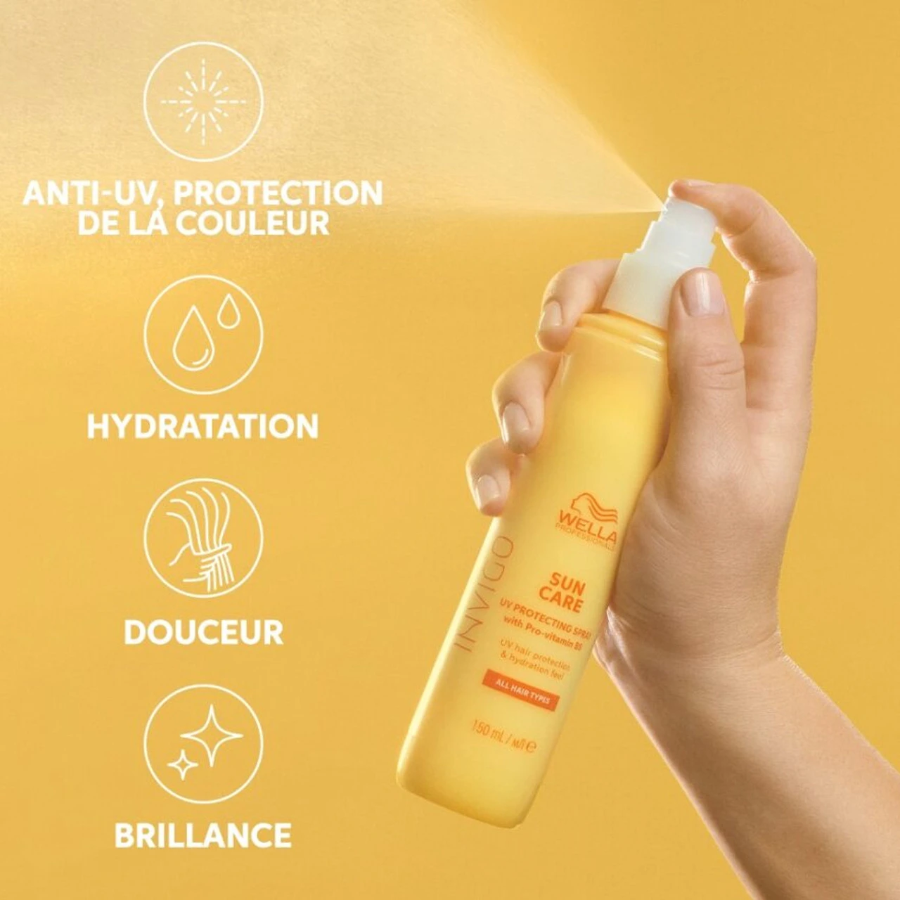 Spray Protecteur Invigo UV Sun Wella 150 Ml 4 Spray Protecteur Invigo UV Sun Wella 150 Ml â Image 2