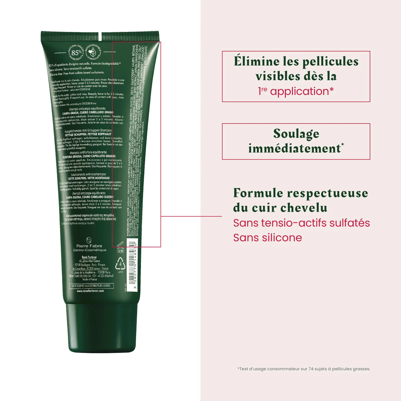 Shampooing Antipelliculaire Cheveux Gras Neopur René Furterer 250ml 8 Shampooing Antipelliculaire Cheveux Gras Neopur René Furterer 250ml – Image 6