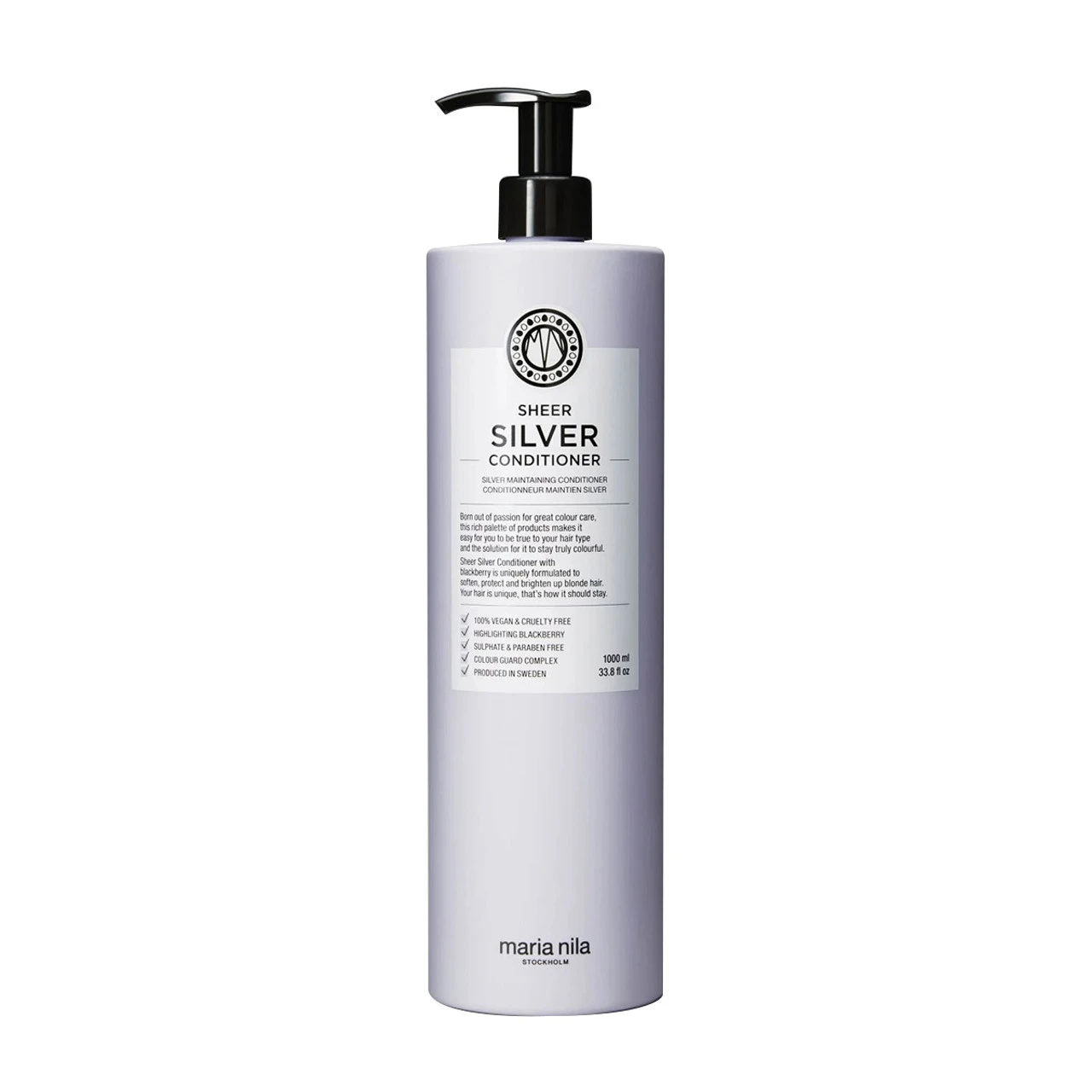 Conditioner Violet Sheer Silver Maria Nila 1000ml 3 Conditioner Violet Sheer Silver Maria Nila 1000ml