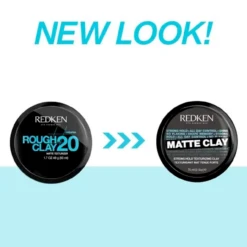 Matte Clay Strong Hold Redken 75ml -De Coiffure Rabais Redken Matte Clay 82070.1694769061
