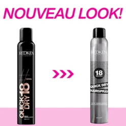 Quick Dry 18 Redken 400ml -De Coiffure Rabais Spray Se chage Rapide Quick Dry Redken Styling New look 51960.1694768489