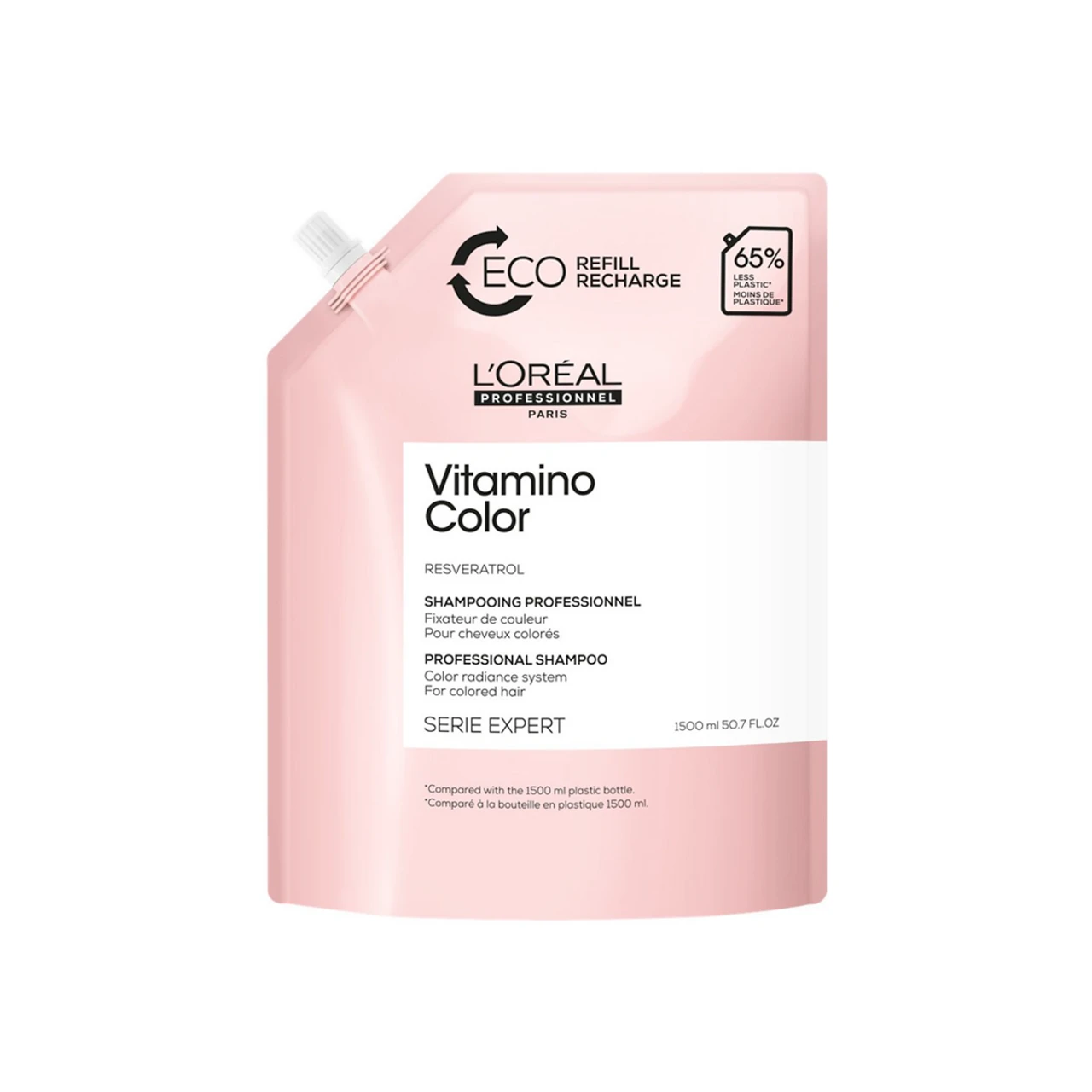 Éco-Recharge Shampooing Vitamino Color L'Oréal 1500ml 3 Éco-Recharge Shampooing Vitamino Color L'Oréal 1500ml