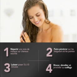 Masque Keratin Glow Essentiel Eugène Perma 500ml -De Coiffure Rabais keratin glow masque 54711.1684846545